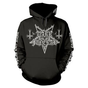 Dark Funeral Unisex Adult The Secrets Of The Black Arts Hoodie / Black/White